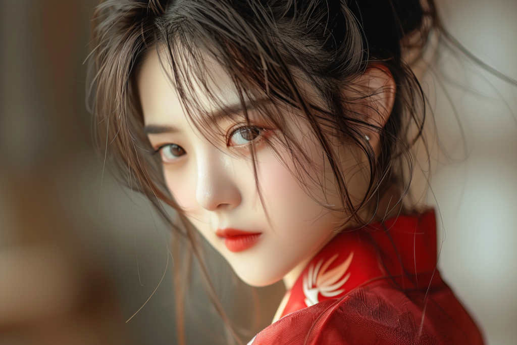 美女最新造型驚艷亮相，時尚魅力閃耀眼球！