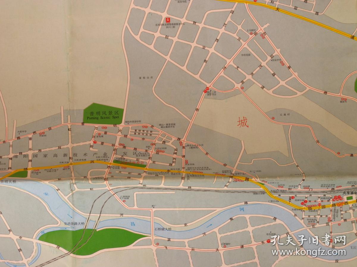 綿陽(yáng)最新城市地圖，科技引領(lǐng)新時(shí)代城市探索的藍(lán)圖